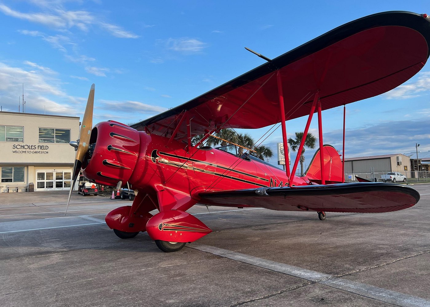 First Mate Open Cockpit Biplane Ride in Galveston